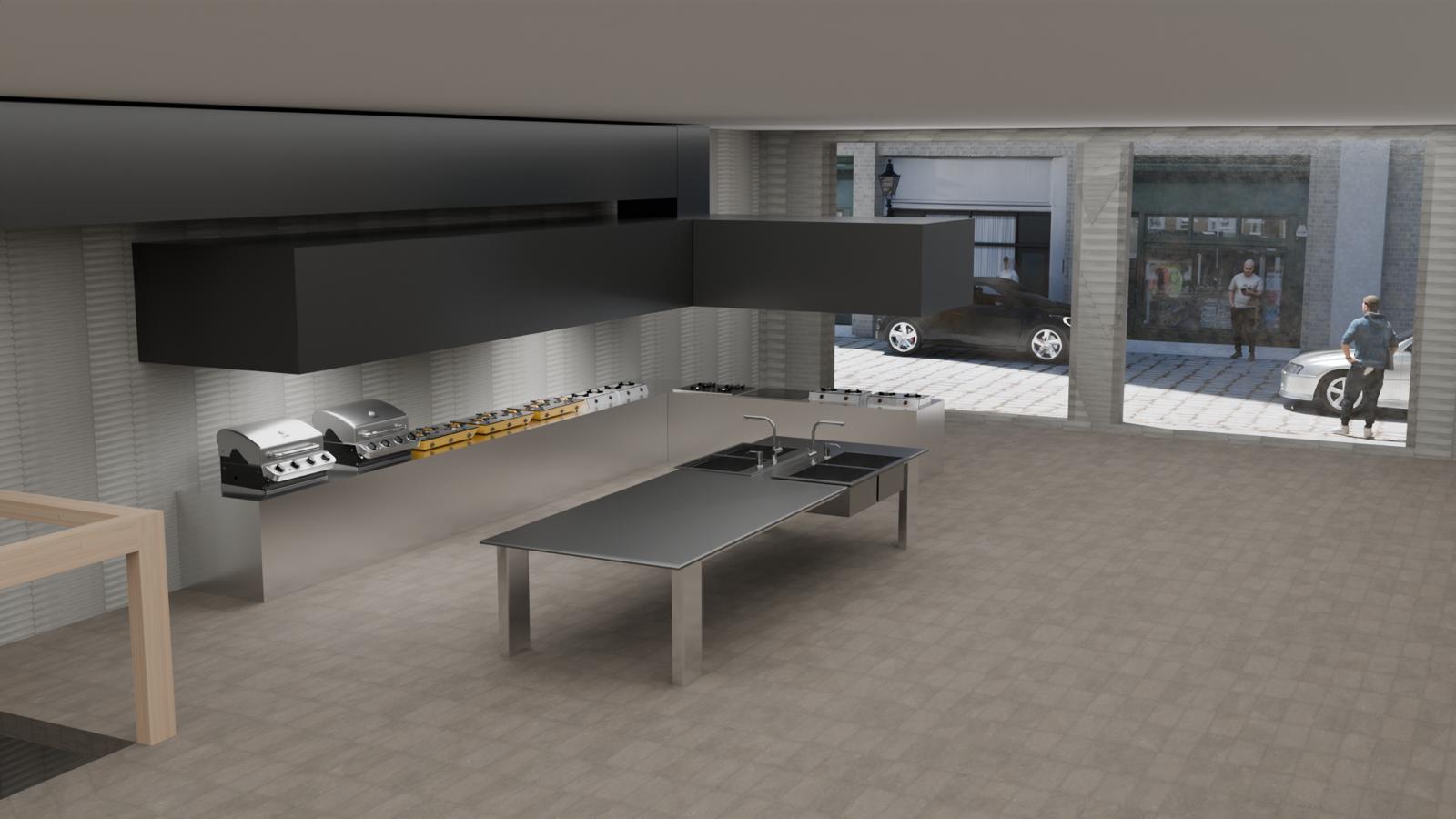 Commercial Kitchen Design Concept